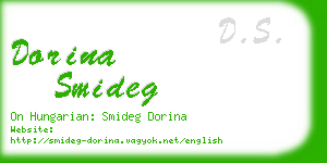 dorina smideg business card